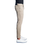Skinny Stretch Jeans // Light Khaki (30WX32L)