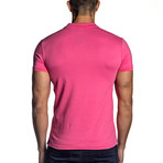 Knit Polo // Fuchsia (S)