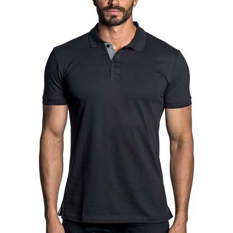 Knit Polo // Black (S)