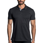 Knit Polo // Black (S)