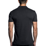 Knit Polo // Black (S)