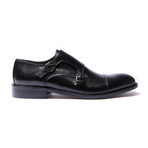 Toe Cap Monk Strap // Black (Euro: 46)