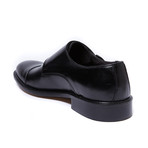 Toe Cap Monk Strap // Black (Euro: 46)