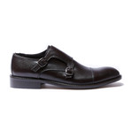 Toe Cap Monk Strap // Dark Brown (Euro: 44)