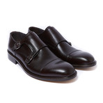 Toe Cap Monk Strap // Dark Brown (Euro: 44)