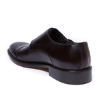 Toe Cap Monk Strap // Dark Brown (Euro: 44)