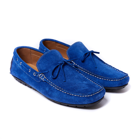 Laces Moccasin // Blue (Euro: 40)