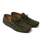 Laces Moccasin // Green (Euro: 42)