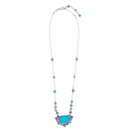 Stephen Webster Gold Struck 18k White Gold Multi-Stone Necklace