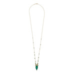 Stephen Webster Gold Struck 18k Yellow Gold Multi-Stone Long Necklace