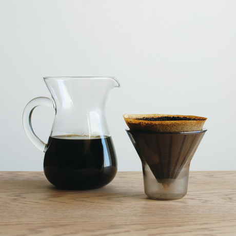 Coffee Carafe Set // Plastic Brewer