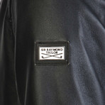 Outer Leather Jacket // Black (3XL)
