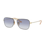 RB3603 Sunglasses // Gold + Light Blue