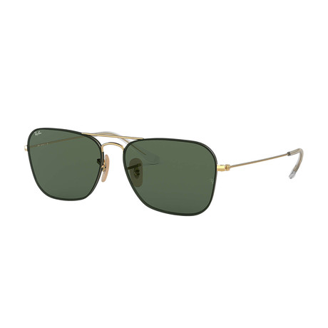RB3603 Sunglasses // Gold + Green
