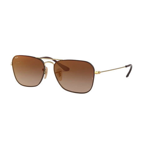 RB3603 Sunglasses // Gold + Brown