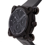 RJ Moon Dust-DNA Moon Invader Black Metal Chronograph Automatic // RJ.M.CH.IN.001.01 // New