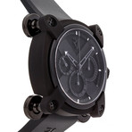 RJ Moon Dust-DNA Moon Invader Black Metal Chronograph Automatic // RJ.M.CH.IN.001.01 // New