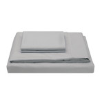 Sateen Bed Sheets // Cloud Grey (Twin)