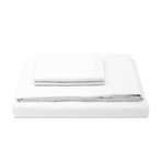 Percale Bed Sheets // White (Twin)