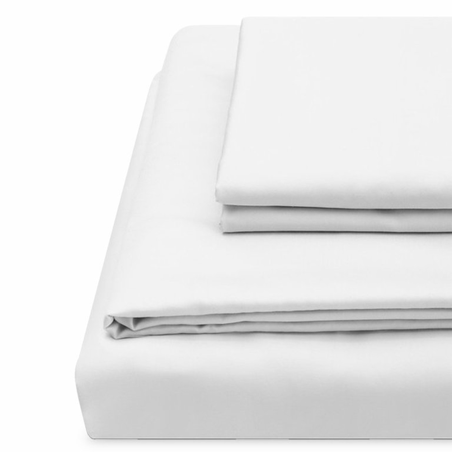 Percale Bed Sheets // White (Twin) Molecule Touch of Modern