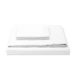 Sateen Bed Sheets // White (Twin)