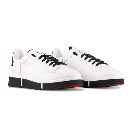 Maverick Sneaker // White + Black (Euro: 39)