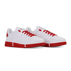 Ali Sneaker // White + Red (Euro: 44)
