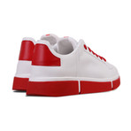 Ali Sneaker // White + Red (Euro: 45)