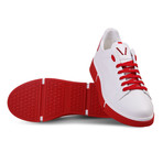 Ali Sneaker // White + Red (Euro: 44)