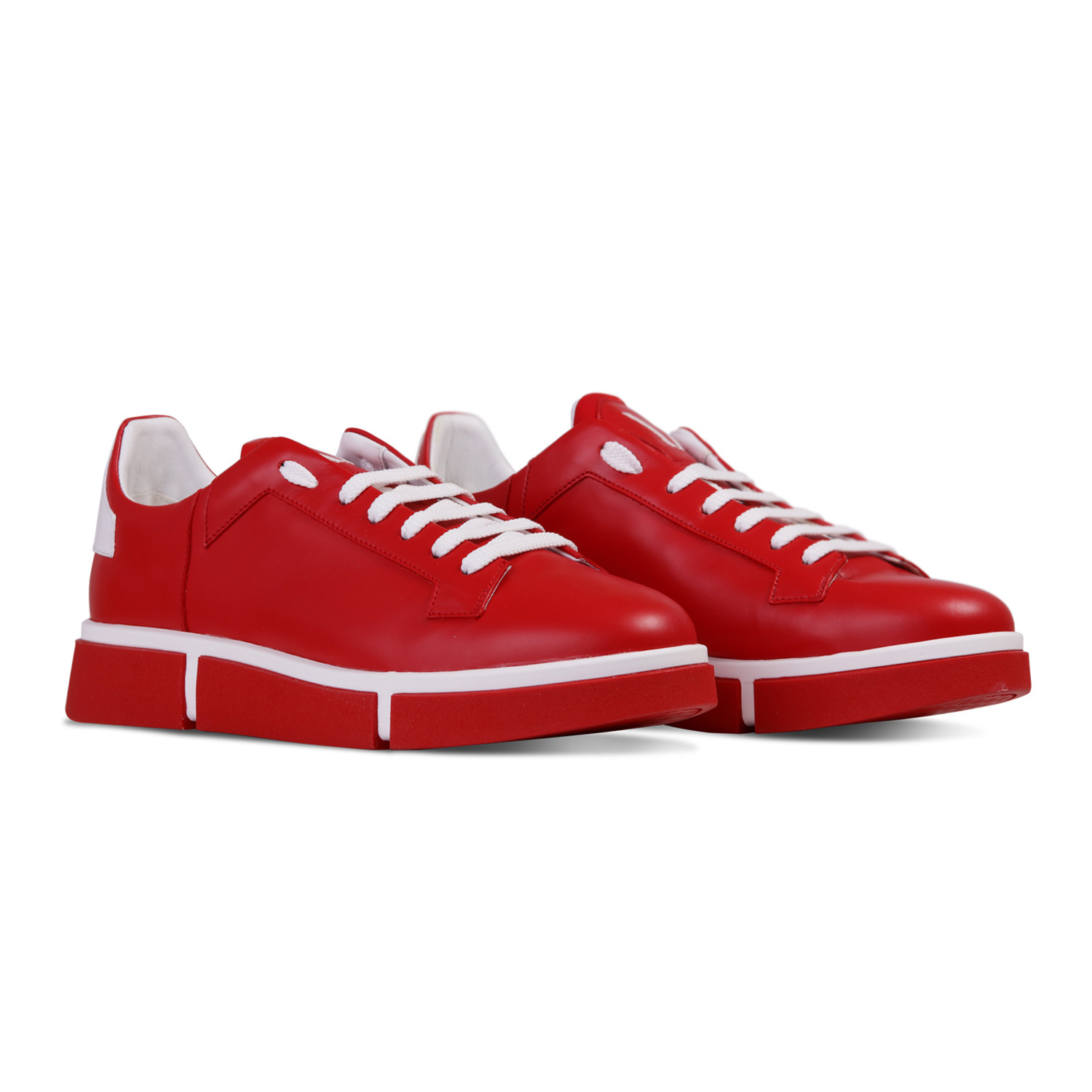 Johan Sneaker // Red + Red (Euro: 41) - Names Agency PERMANENT STORE ...