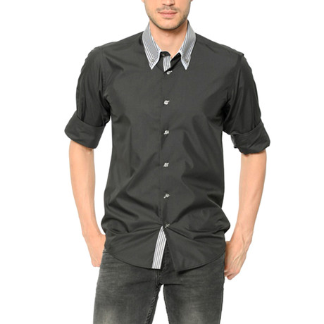 G540 Button-Up Shirt // Black (S)