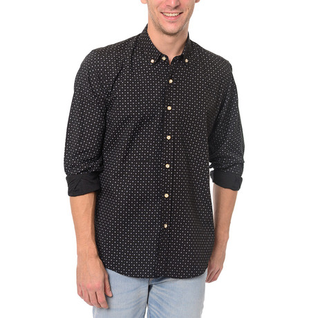 G592 Button-Up Shirt // Black (L)