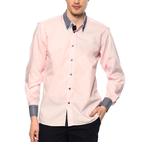 G630 Button-Up Shirt // Pink (S)