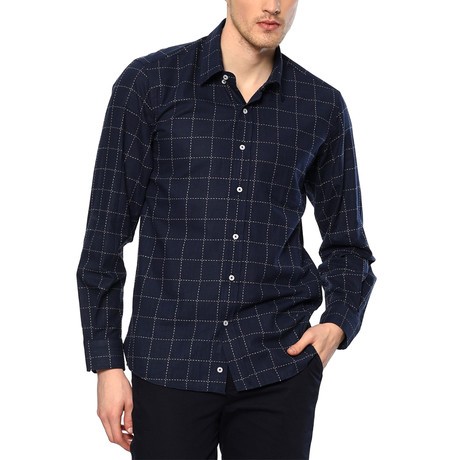 G633 Button-Up Shirt // Dark Blue (S)