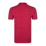 Orson Short Sleeve Polo Shirt // Bordeaux (L)