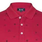 Orson Short Sleeve Polo Shirt // Bordeaux (S)