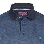 Lennox SS Polo Shirt // Navy + Indigo (XL)