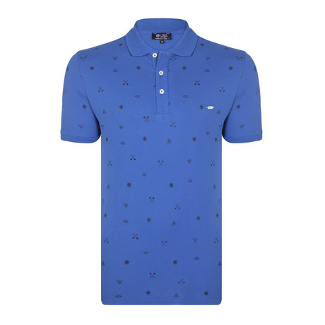 Bradford Short Sleeve Polo Shirt // Sax (XS)