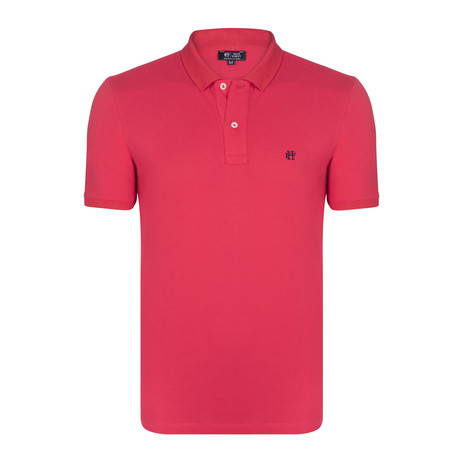 Ainsley SS Polo Shirt // Red (XS)