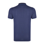 Thatcher SS Polo Shirt // Navy + Indigo (XL)