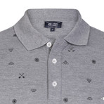 Margaux SS Polo Shirt // Grey Melange (3XL)