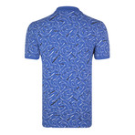 Yates Short Sleeve Polo Shirt // Sax (M)