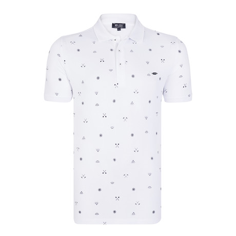 Niles SS Polo Shirt // White (XS)