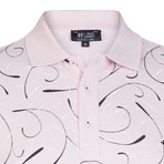 Ingram Short Sleeve Polo Shirt // Pink (L)