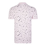 Ingram Short Sleeve Polo Shirt // Pink (S)