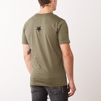 3D Logo T-Shirt Light Army