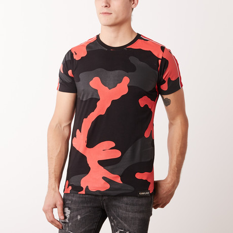 T-Shirt Camo Red