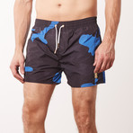 Camo Swim Shorts Blue