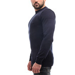 Wool Sweater // Navy (M)