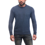 Wave Textrure Sweater // Denim (S)